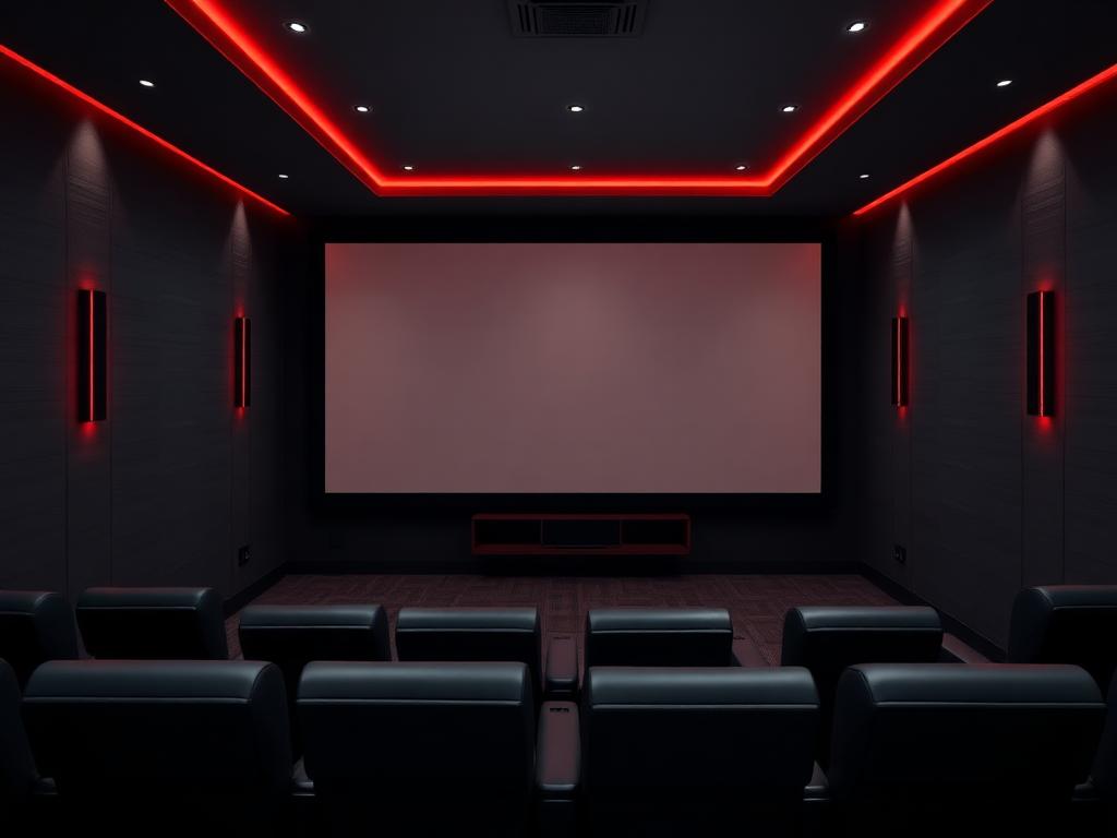 Queenstown Retreat home theatre
